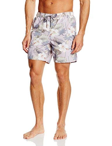 New Look Soft Floral Print Pantaloncini Uomo