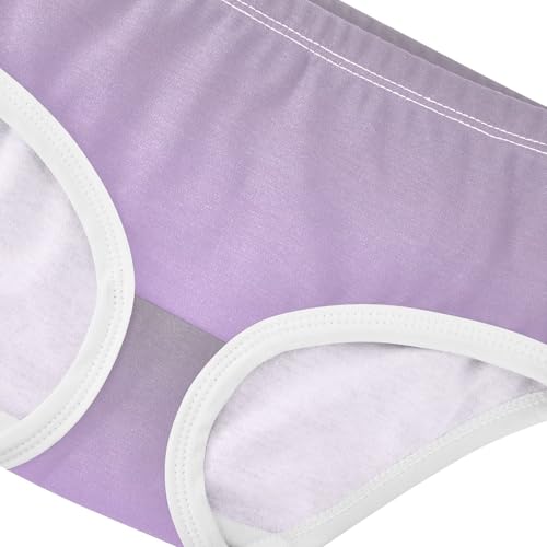 Joisal Taupe Mauve Gradient Ombre Toddlers Underwear Floral 2t Cotton Little Girl Panties Pattern Briefs Underpants4