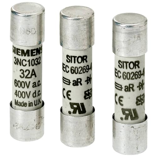 Cartouche fusible cylindrique Sitor AR Siemens Sirius 3 A 600 V pour armoire électrique