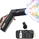 COLBOR CF5 Mini Nebelmaschine Mini-Tragbare Nebelmaschine mit Flüssigkeit, Kabelloser Fernbedienung, 40W RGB LED,Kann für Fotografie, Hochzeiten-Rauch,Party,DJ Halloween (schwarz)
