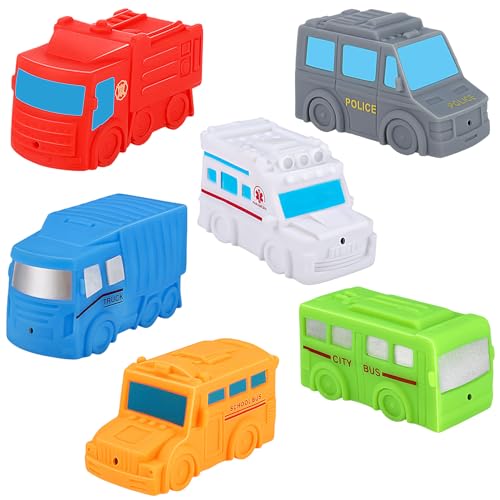 Ggstddup HFFLWZSCUE4778 6 Pcs Bath Toys For Toddlers, Baby Toys For Babies And Toddlers, Car Bath Toys, Bathtub Toys Pool Toys Bath Toys cover