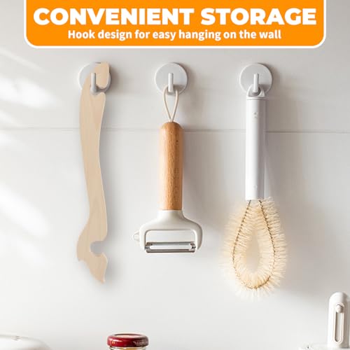 4 Pcs Wooden Oven Rack Puller Practical Oven Puller Stick Oven Puller Pusher Tool with Long Handle for Toaster Oven Air Fryer Prevent Burns Baking Kitchen Appliances Durability - Image 3