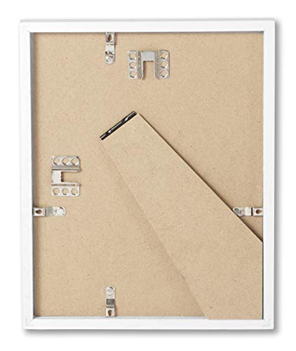 Set Of 2, (8X10 In | 20X25 Cm) White Solid Oak Wood Picture Frame Poster Frame Wall And Tabletop Photo Frame #TOP1