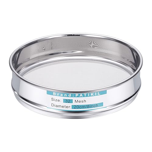 Toile de criblage 0.55mm PATIKIL en acier inoxydable pour un sifting sec ultra fin