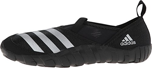 adidas Jawpaw Black/Silver Metallic/Black 12 Little Kid