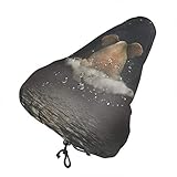 Dimensión común: este sillín de gel mide 25,4 cm de largo y 22,86 cm de ancho, apto para la mayoría de asientos, especialmente anchos. El asiento de bicicleta también se adapta a clases de giros y ciclismo en interiores. Confirma que este cojín de asiento de bicicleta puede adaptarse a tu asiento original de bicicleta antes de realizar el pedido.