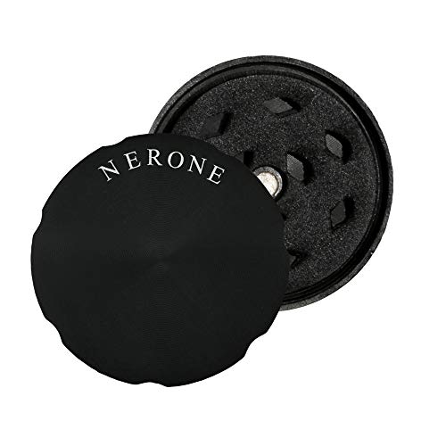 Dichavador/Moedor NERONE 2 partes metal preto