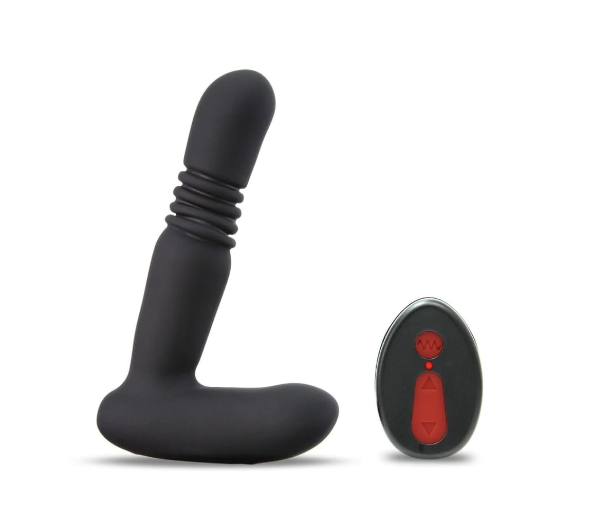 Wireless Warming Thrusting Backside Plug Vibe Prostate Massager for Men and Women RV14755