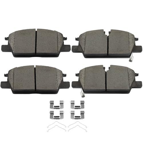 Image of SCITOO D2345-9592 Disc Brake Pads Sets Front Ceramic Brake Pads w /Hardware | For Cadillac For CT4 2020-2023,For Chevrolet For Equinox 2022-2023,For Malibu 2021-2022,For GMC For Terrain 2021-2022
