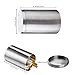Groupcow 2.6 x 4.1 Inch Cigarette Can, High Capacity Stainless Steel Storage Tank, Cigarette Case for 100mm (Silver)
