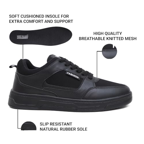 Image of White Walkers Men's White & Multicolor Casual Sneakers for Men