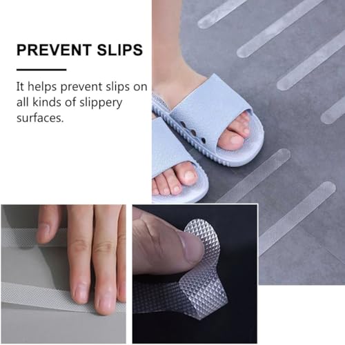 Tiras antideslizantes ducha PEVA autoadhesivas impermeables para bañeras y escaleras exteriores 4
