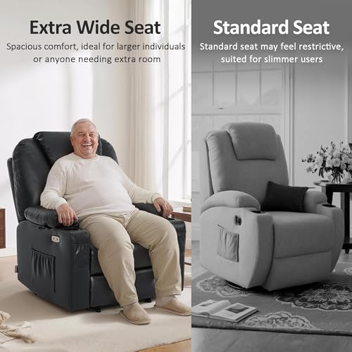 Image of MCombo Oversized Power Lift Recliner Chair for Elderly, Big and Tall R7510