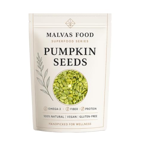 Image of Malvas Food Pumpkin Seeds 200 gm (Pack of 1) | 100% Natural Seeds for Eating | Healthy Snack for Weight Management | Protein - Rich Superfood Diet Food | Raw & Premium Pumpkin Seed