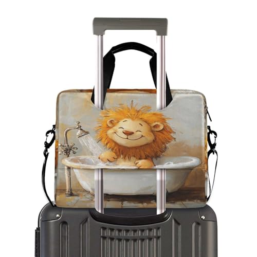 Bolso para portátil portátil cruzado 15.6 pulgadas amarillo miniatura 4