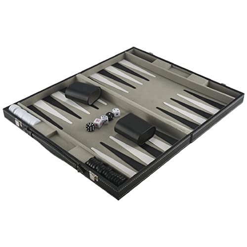 Sarngk Juego de Backgammon - Juego de Backgammon CláSico de 14,75 Pulgadas para Adultos, Juego de Mesa para Juego de Backgammon Antiguo, Juego Familiar