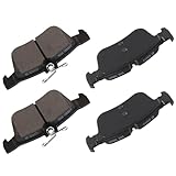 cciyu D1665 Rear Ceramic Brake Pads Kits 4pcs fit For Ford Edge/Escape/Fusion, 17 For Lincoln Continental 15 For Lincoln MKC 16-18 For Lincoln MKX 13-18 For Lincoln MKZ For Lincoln Nautilus