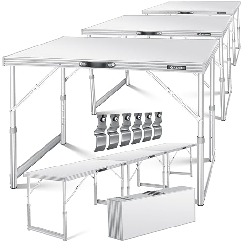KESSER® Multifunktionstisch Profi 3- teilig, 100 x 60 cm, Tapeziertisch...