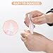 Quacc 6 PCS Empty Lip Gloss Tubes 8ml Clear Soft Mini Cosmetic Containers Refillable Lip Balm Squeeze Tube for DIY Lip Gloss Balm Makeup Travel Toiletries