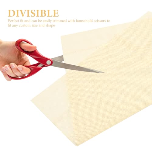 Patin antidérapant multifonction beige en silicone découpable - 6