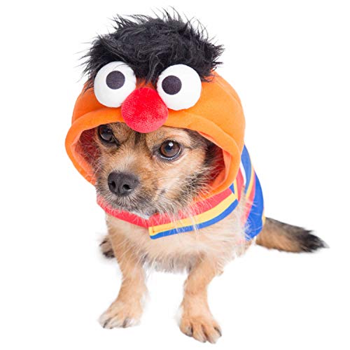 Pet Krewe Ernie Dog Costume & Cat Costume Medium - Sesame Street Ernie Pet Costume - Perfect for Halloween, Christmas Holiday, Parties, Photoshoots, Gifts for Dog & Cat Lovers