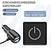 Sealy 12-Volt Heated Car Blanket with 2 USB Output Ports, 3 Heating Levels & 4 Hours Auto Off, Electric Blanket for Car, Truck, SUV, RV or Camping, Machine Washable, 59