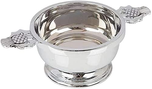 4" Thistle Chrome Plated Quaich