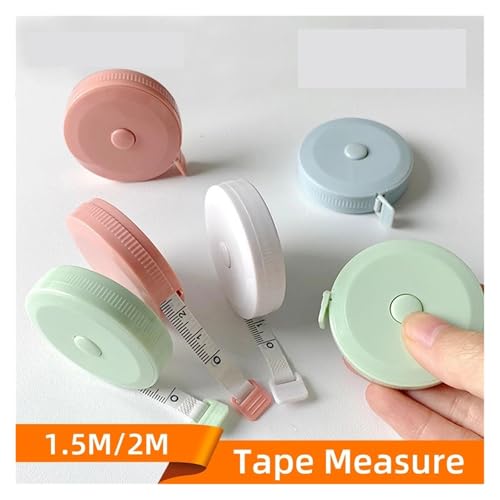 Cinta métrica flexible doble escala para costura 2M miniatura 2