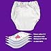 MooMoo Baby 6 Packs Cotton Training Pants Reusable Toddler Potty Training Underwear for Boy and Girl Mermaid-3T Pink