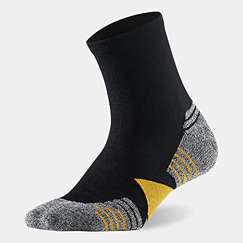 WANDER Men's Athletic Ankle Socks 6-7 Pairs Sports Moisture-wicking Running Basketball Cycling Socks 6-9/10-12/12-142