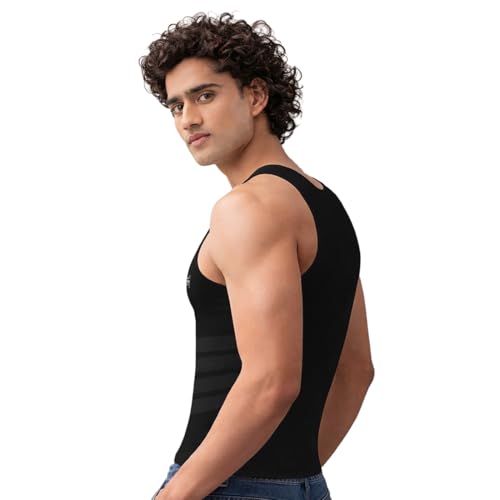 Image of dermawear Men Breezeology Zenrik Everyday Shapewear Vest for Chest and Abdomen
