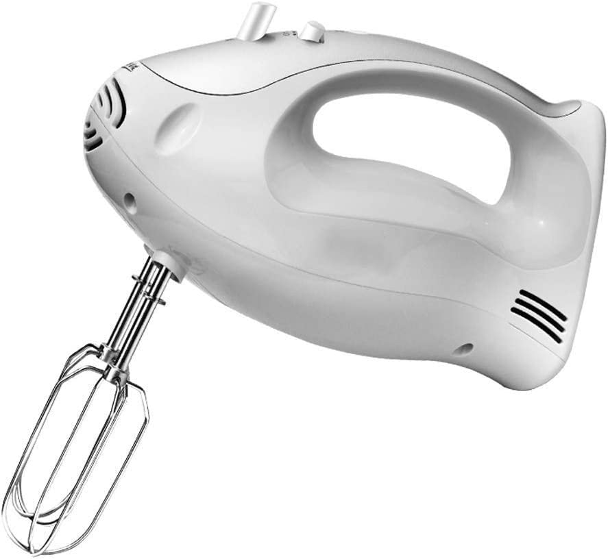 QWBDNMQP Double ressort fouet tête automatique portable en acier inoxydable électrique batteur à oeufs lait mousseur boisson lait mélangeur batteur à oeufs cuisine