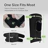 HubiCare Leg Massagers for Pain and Circulation Wireless Calf Massager Strong Compression with Heat & Vibration, 4 Modes 3 Intensities, Rechargeable, Self-Care Gift for Relaxation (1 Piece) - Image 5