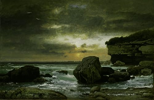 George Inness un marin décoration murale affiche toile portrait 60x90cm