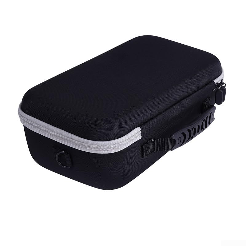 Pokrowiec ochronny do jbl Charge 6 z twardej pianki EVA - etui odporne na wstrząsy z aksamitnym wnętrzem i przegrodą na kable - przenośna torba szara 31 x 18 cm (szary)