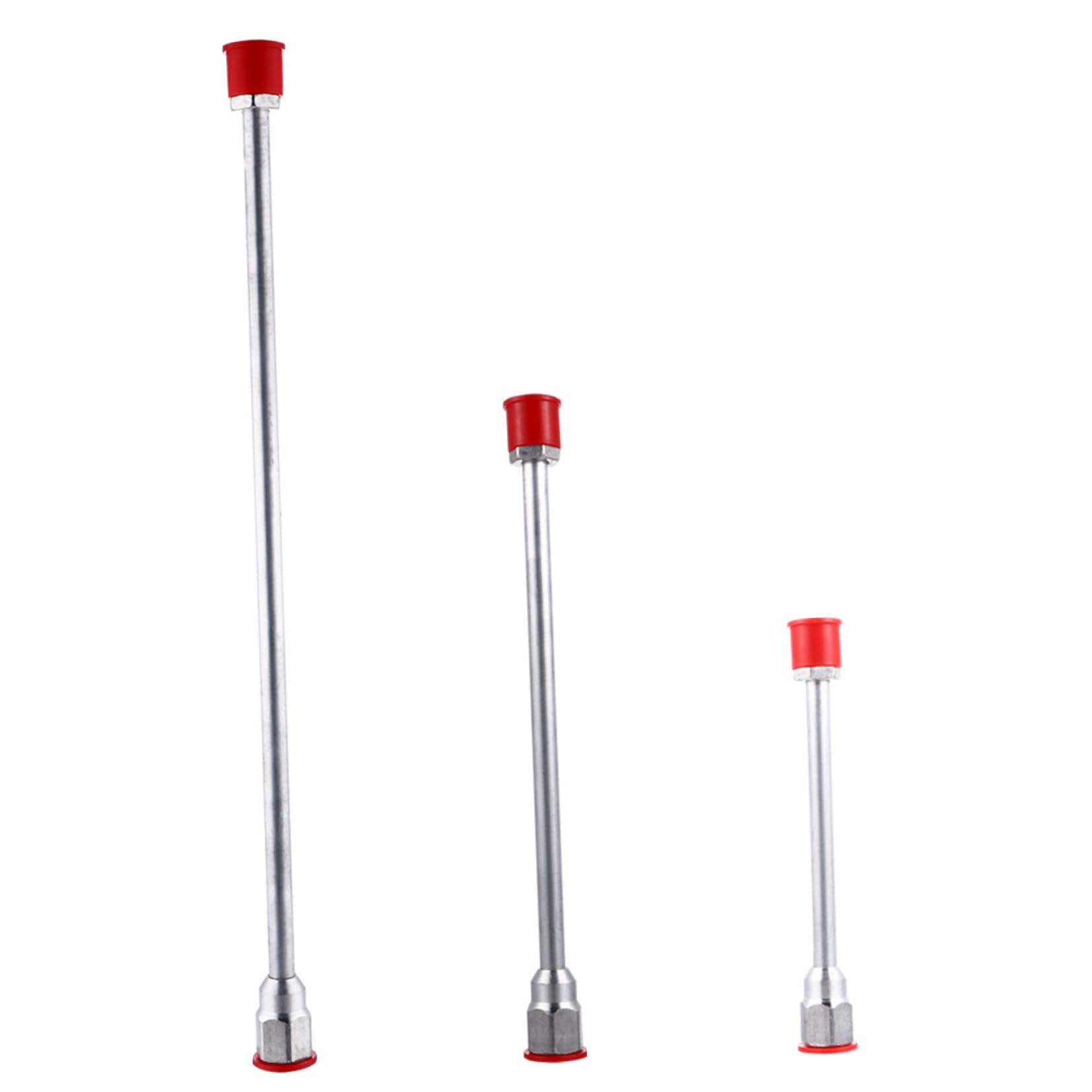 Rallonges airless en alliage d'aluminium avec 3 extensions de 20, 30 et 50 cm