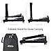 Dalonfy Guitar Stand - Foldable Aluminum Floor Stand Adjustable for All Types of Guitars, Basses, Ukuleles and Violins, Banjo Easy to Carry Steady Stand Safe Protection (Black)…