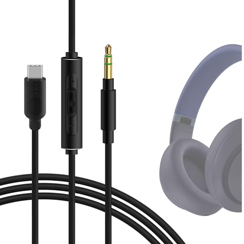 Câble USB-C audio avec micro et contrôle du volume pour casque