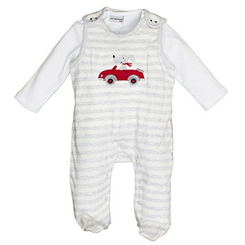 Salt & Pepper NB Playsuit Bear Stripe Tutina Bimbo...