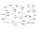 Butler in the Home Unicorn Shaped Paper Clips Great for Paper Clip Collectors or Office Gift - Comes in Round Tin with Lid and Gift Box (100 Count Pink)