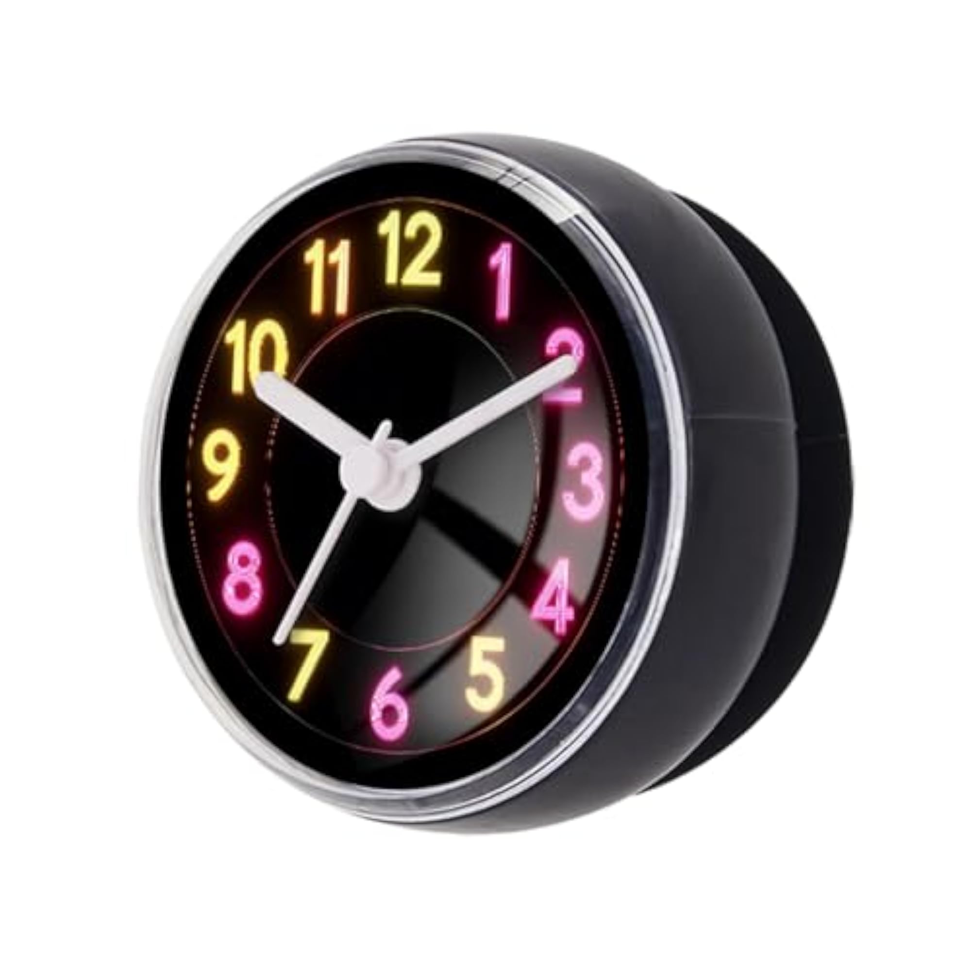 3x Waterproof Bathroom Clock Modern with Suction Cup