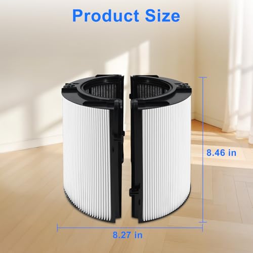 NXBHG 2 Pack HP1 HP2 Filter replacement For Dyson HP1 HP2 HP10 TP07 TP10 TP09 TP06 TP04 TP7A HP07 HP06 HP04 HP09 HP4A HP7A PC2 PC1 DP04 360°combi glass carbon air puri-fier filter by NXBHG - Image 5
