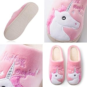Zureto Eenhoorn-haai-slippers, lichtgevende eenhoorn-spleet haai