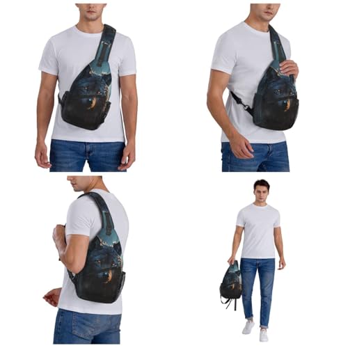 Mochila bandolera pequeña para senderismo unisex miniatura 7