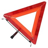 BESTYASH Triangle de Signalisation Avertissement Réfléchissant pour Voiture Triangle Support de Sécurité Route pour Panne ou Maintenance et Facile à Transporter