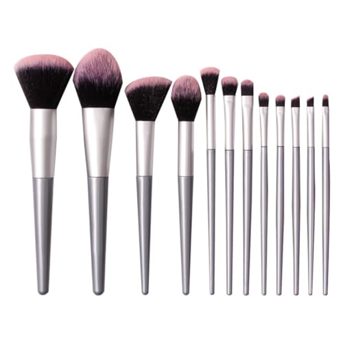 Pinceaux de maquillage (12 ensembles) avec pinceaux à poudre libre pour maquilleurs