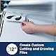 Brother ScanNCut Mat CAMATS12, 30,5 x 30,5 cm Scanmatte, Nicht klebrige Matte zum Scannen von Benutzerdefinierten Designs, Zubehör für ScanNCut Schneidemaschine
