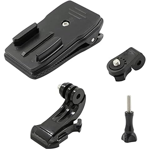 mongtsamz Halterung Klemme Drehbare Action Kamera Klemmhalterung - 360 Grad Rotation Clip, für GoPro Hero 9, 8, 7, Insta360, DJI Osmo Action und Anderen Action-Kameras, 1 Set Cover