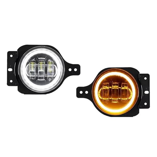 Anti-brouillard Jeep JL 2019 feux led ambre blanc kit optique de signalisation avec support