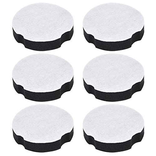 6 Pack Filter Replacement for Bissell Powerforce Compact Lightweight Upright 1520 2112 Series Vacuum, Compare to Part #1604896 160-4896